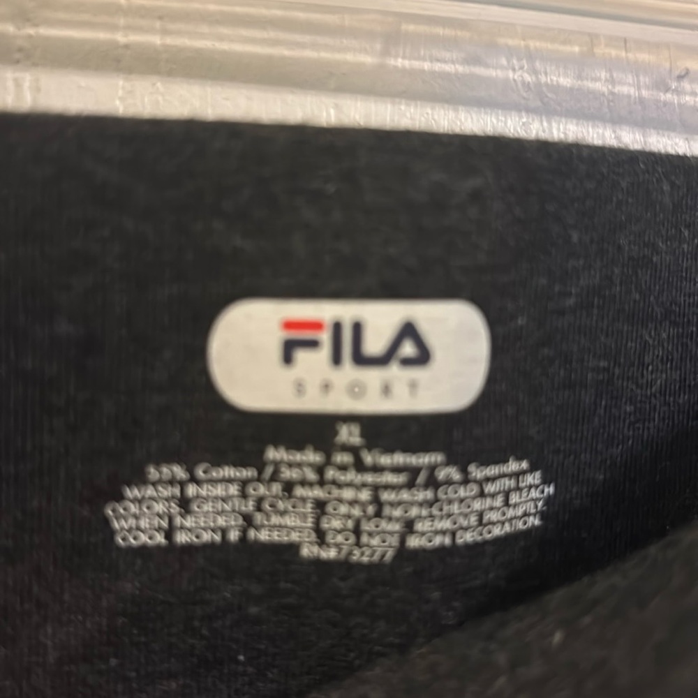 Dark Grey Fila Performance Below the Knee Exercise Pants
